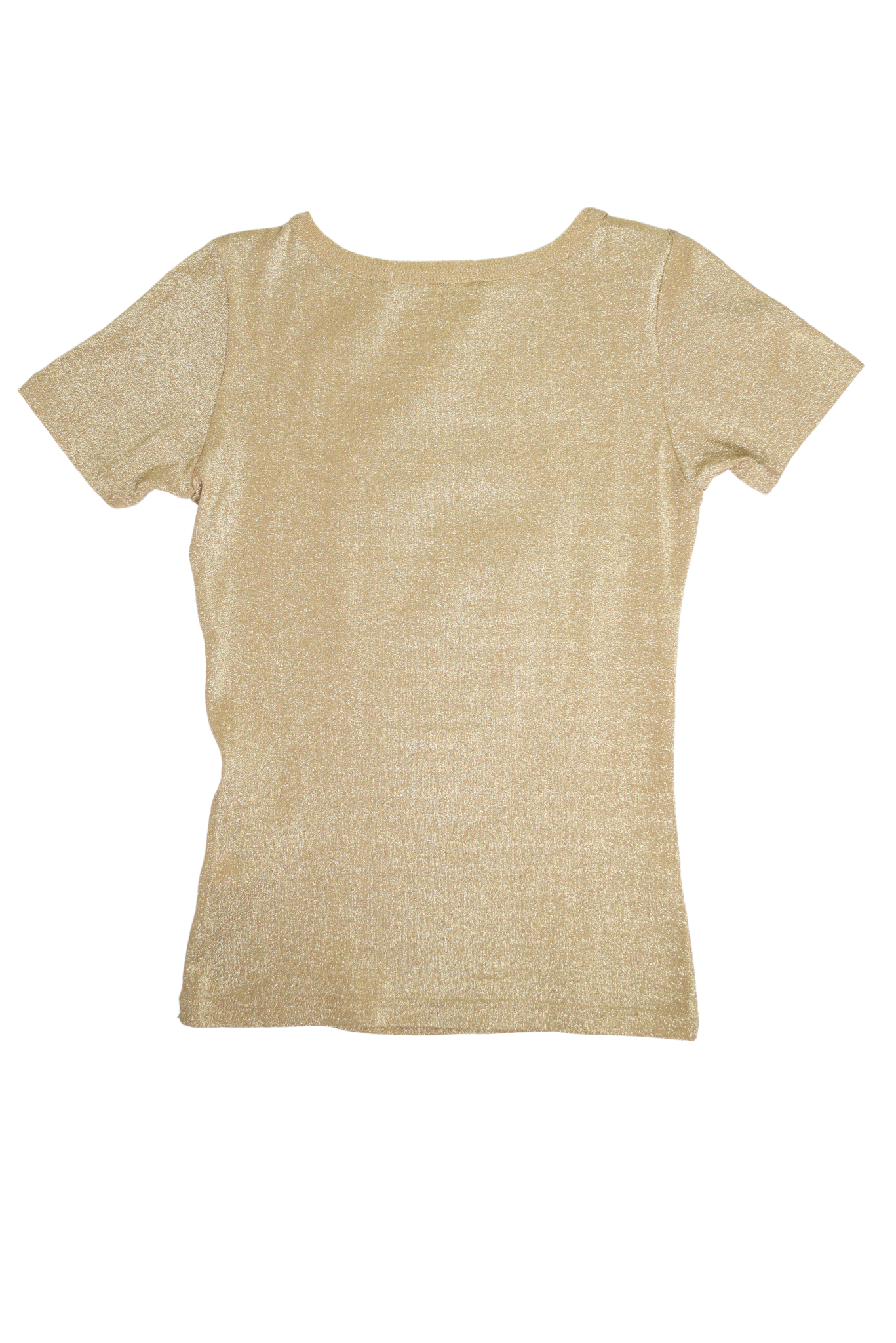 Vintage HYSTERIC GLAMOUR "Glam Squad" Gold Glitter T-Shirt