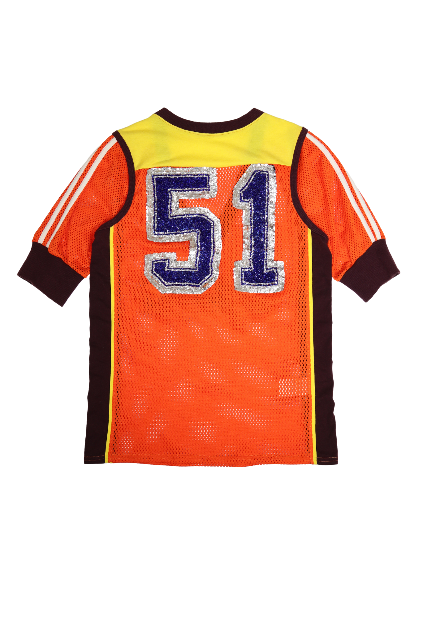 Rare Dolce and Gabbana "51" Embellished Mesh Jersey