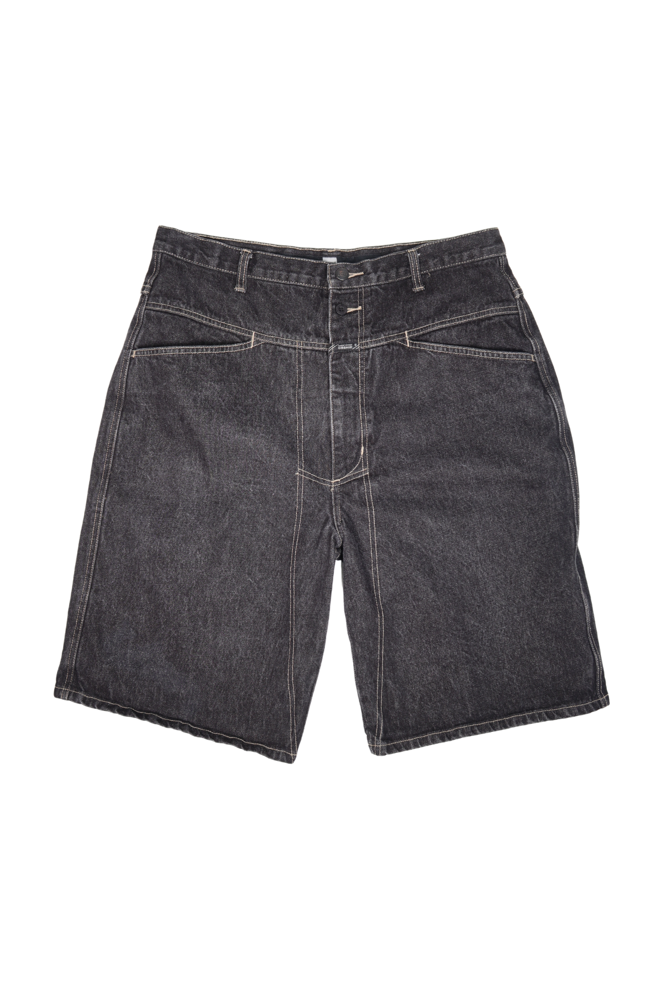 Vintage M+FG Black Washed Denim Short