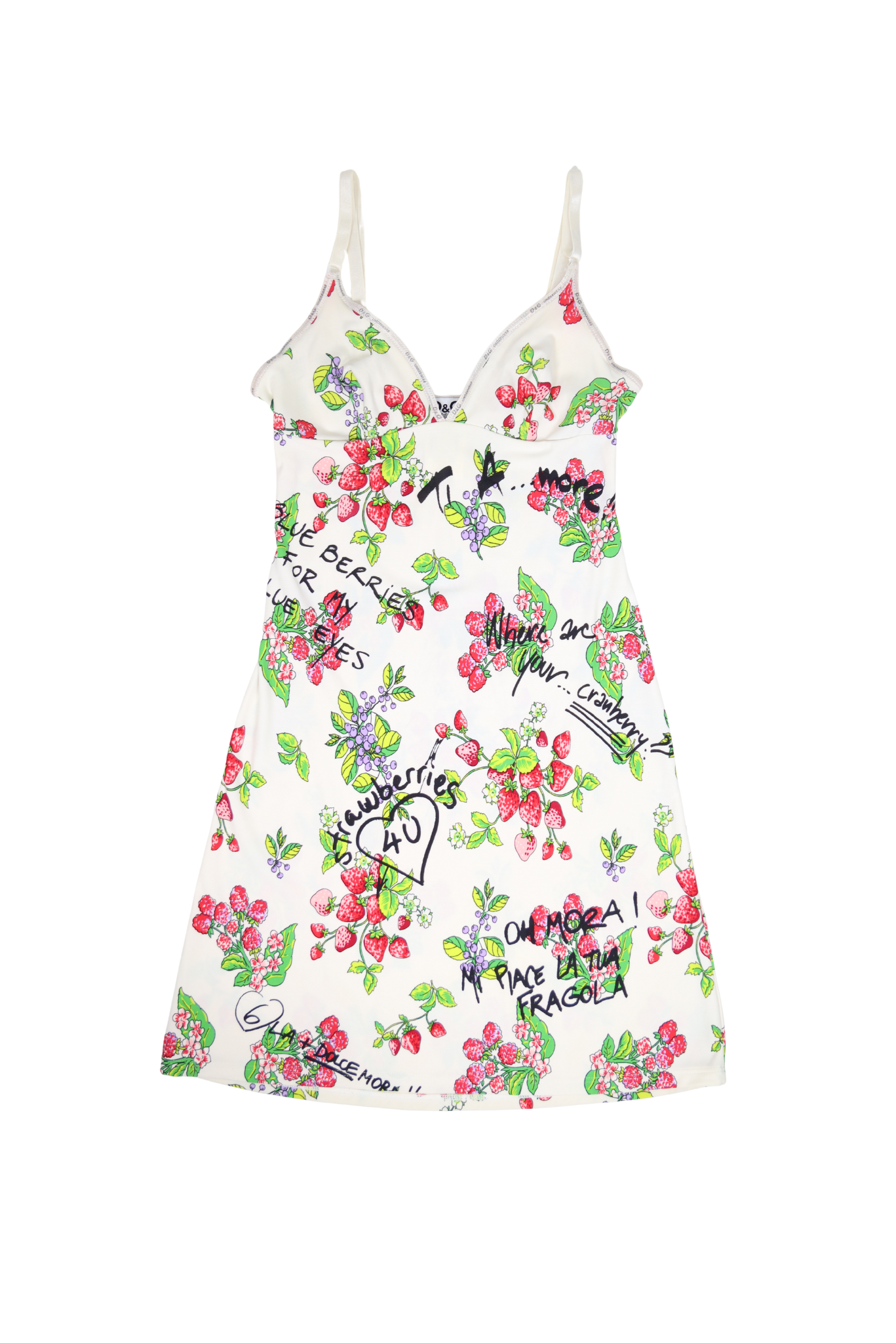 Rare Vintage D&G Mixed Berry Fitted Mini Dress
