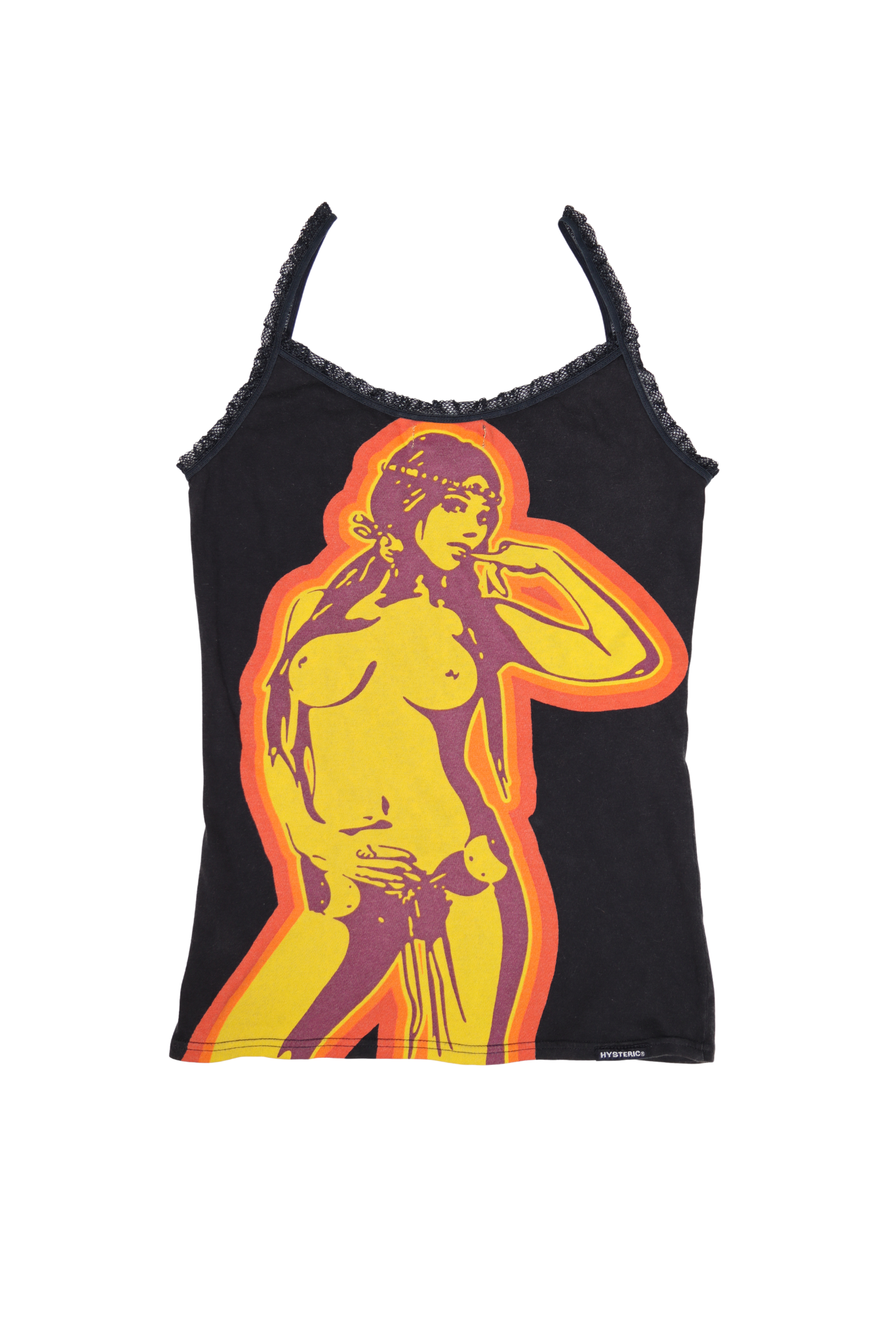 1990s Hysteric Glamour Logo Hippie Girl Tank Top