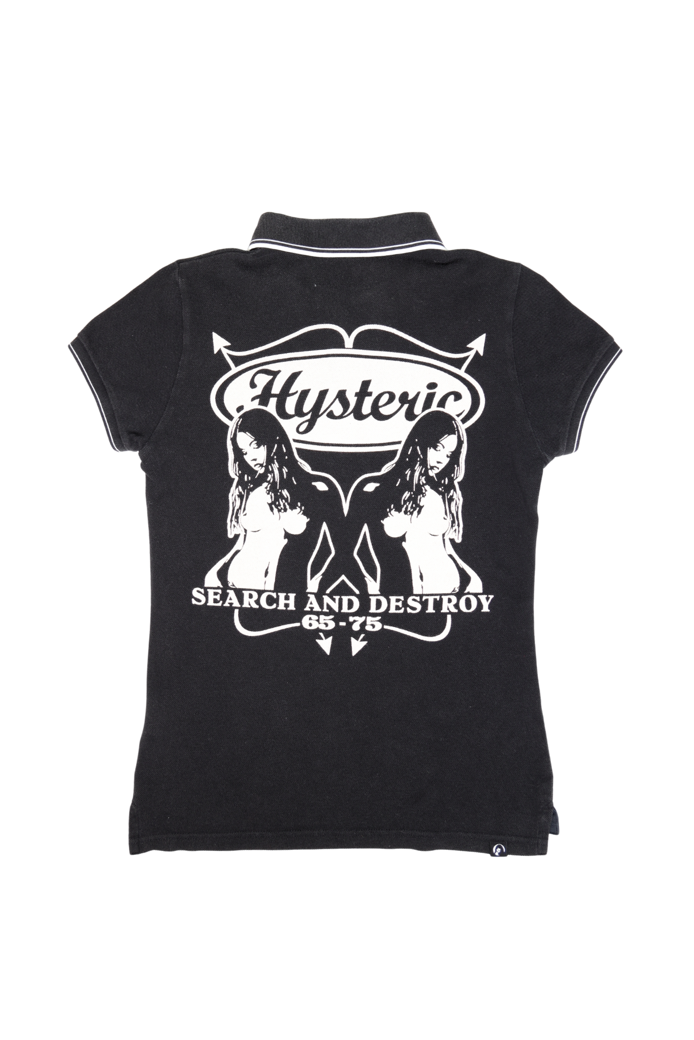 Vintage Hysteric Glamour Search and Destroy Polo Shirt