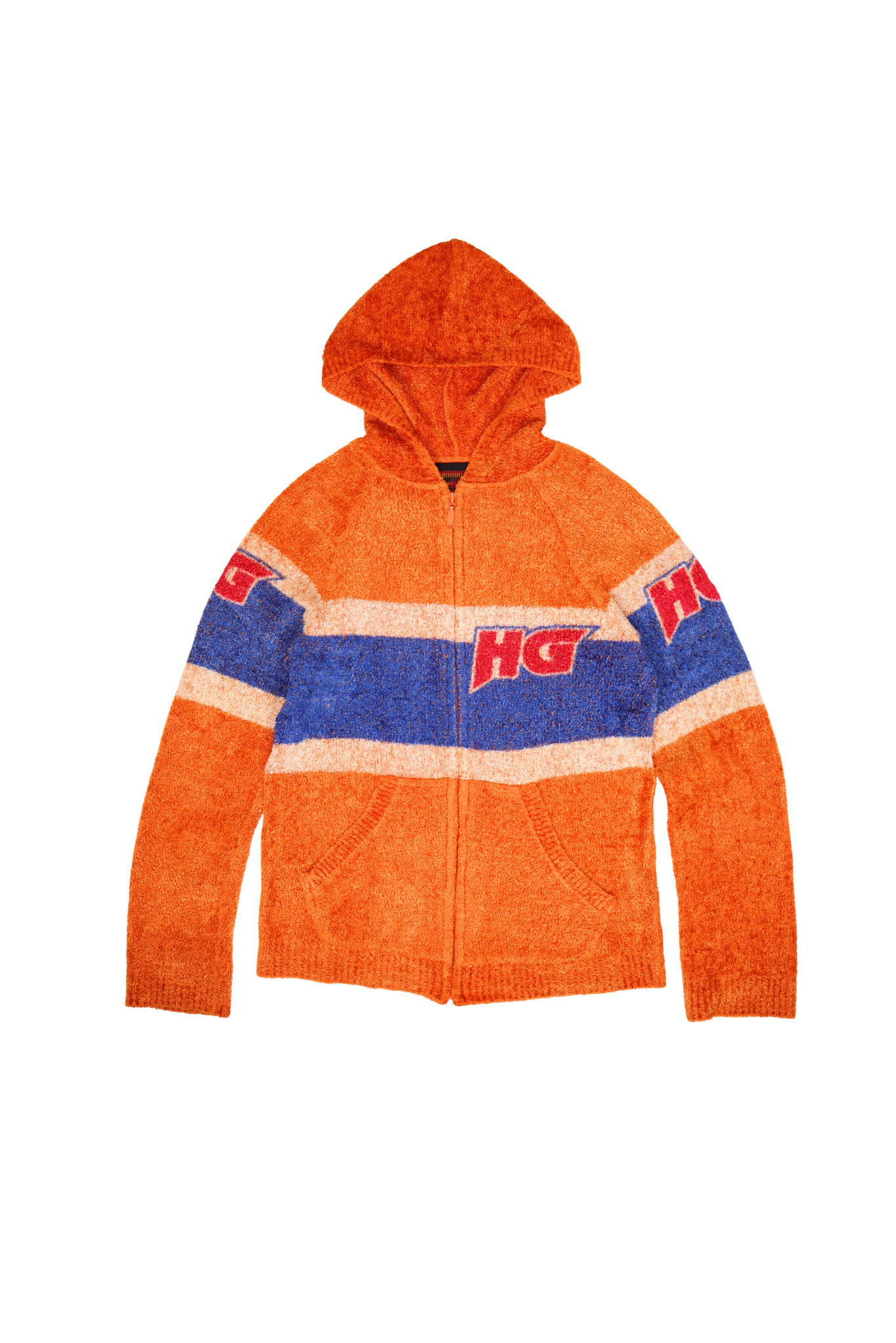 Vintage Hysteric Glamour Fuzzy Terry "HG" Logo Hoodie