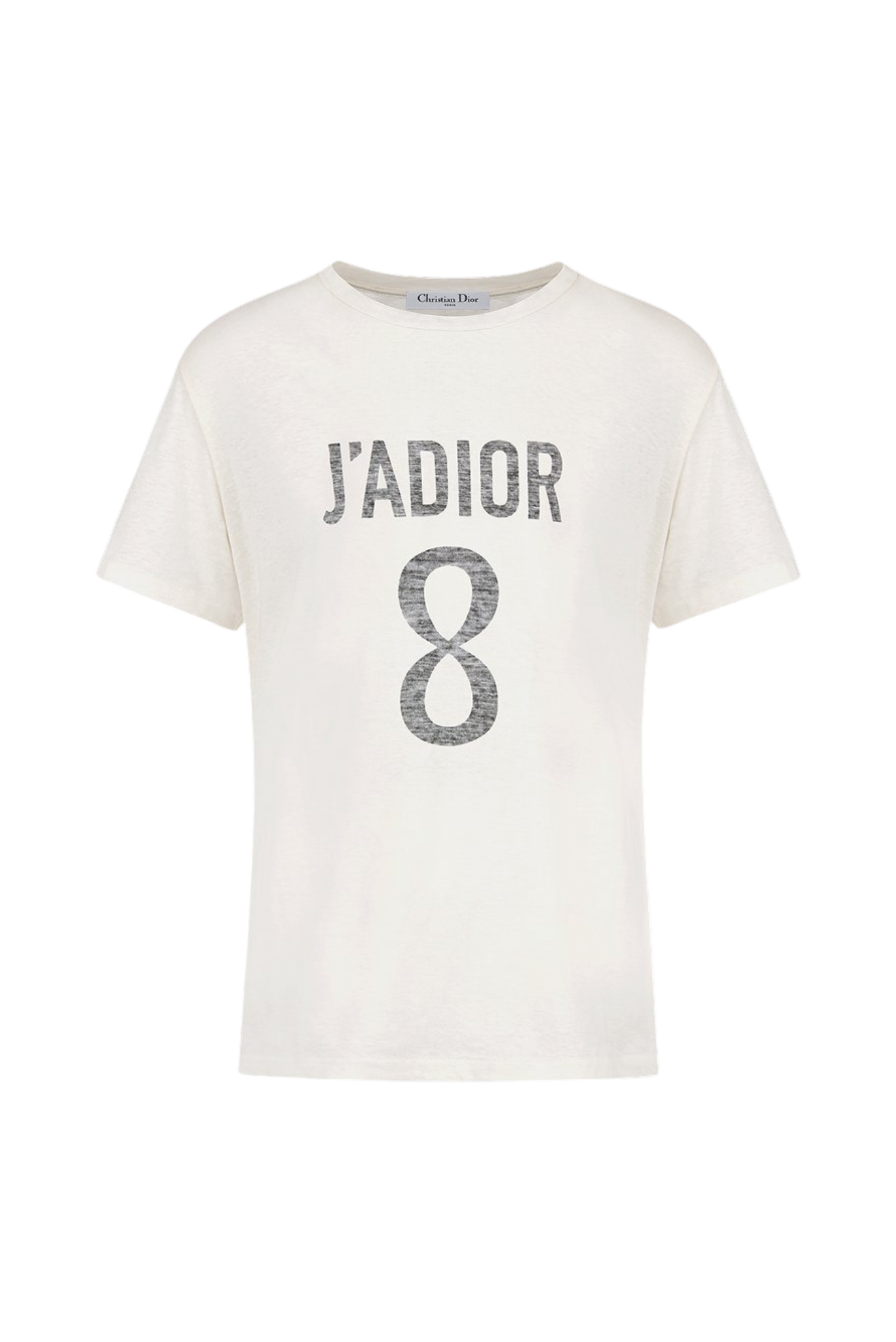 Christian Dior "J'Adore 8" Cotton/Linen Jersey Crewneck Shirt