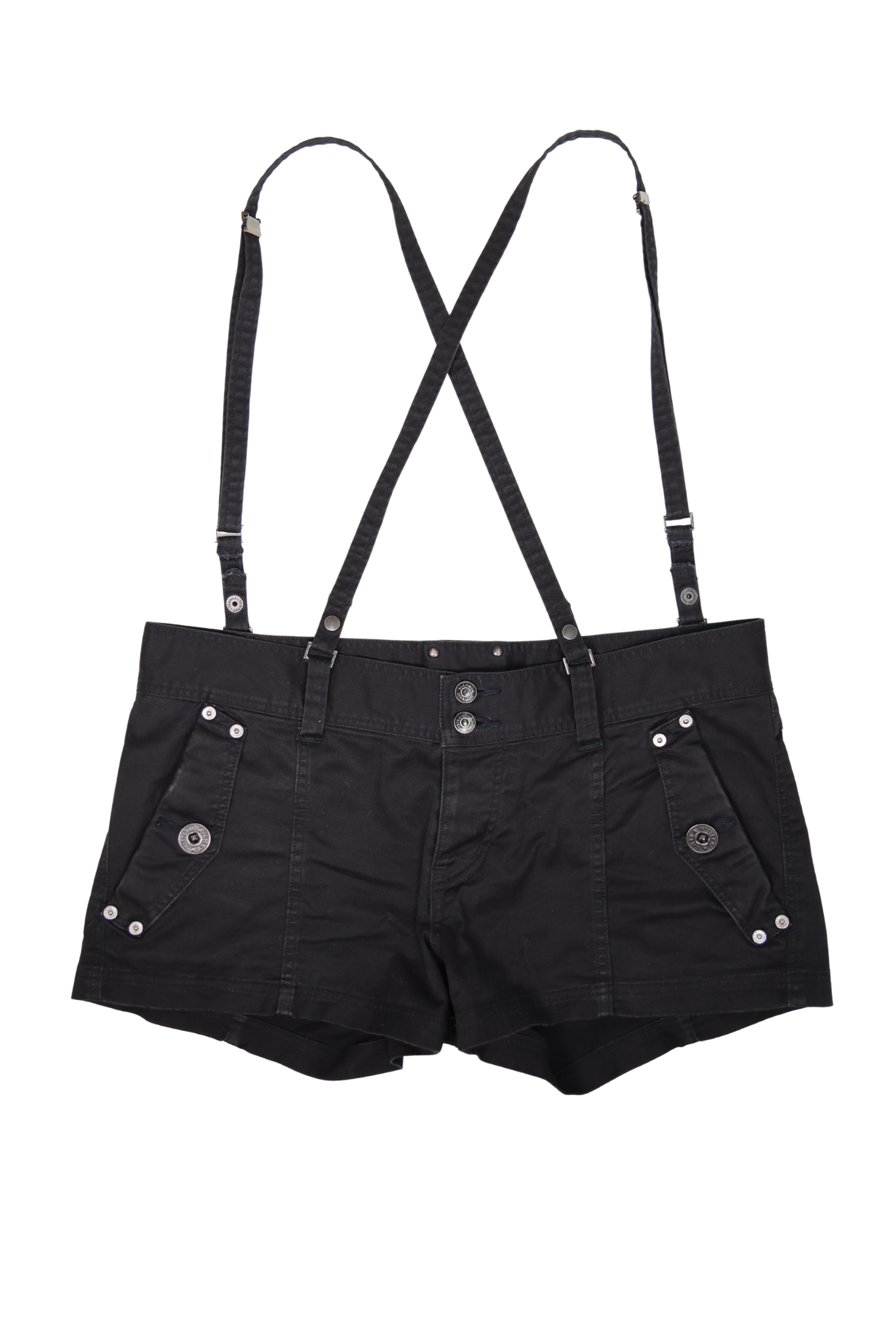RARE Hysteric Glamour Black Mini Short Suspender Straps