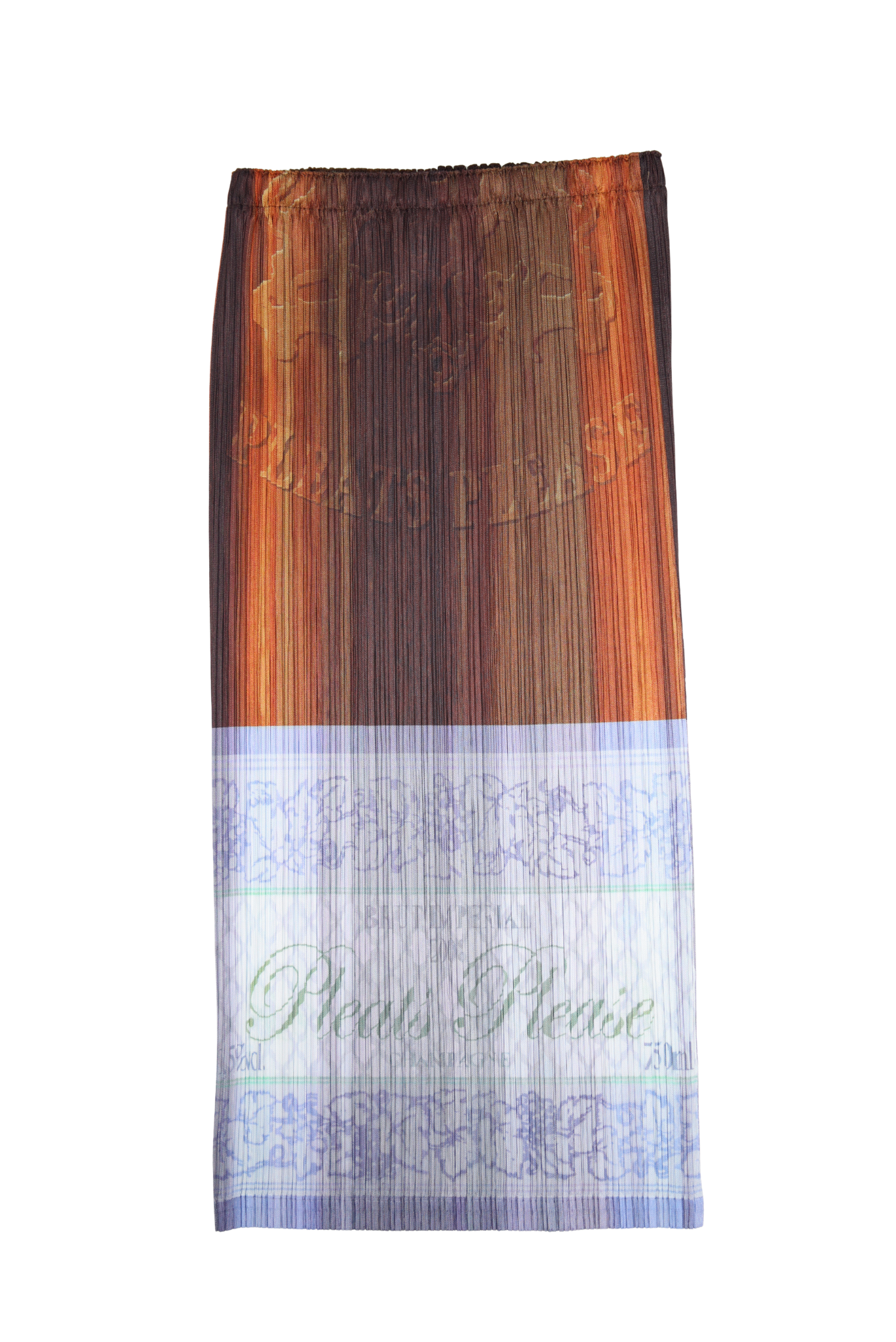 Issey Miyake Pleats Please Champagne Bottle Pleated Skirt