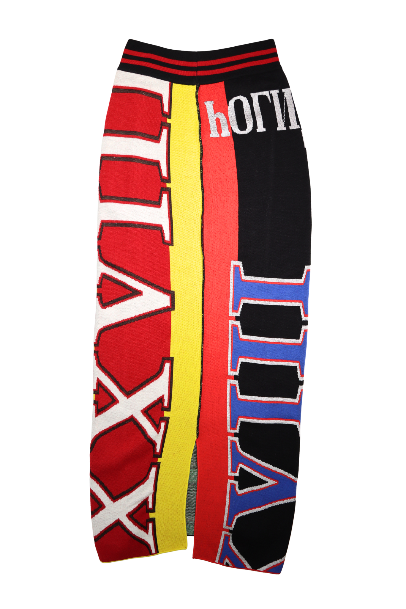 Rare Vintage Diesel Roman Numerals Knit Maxi Skirt