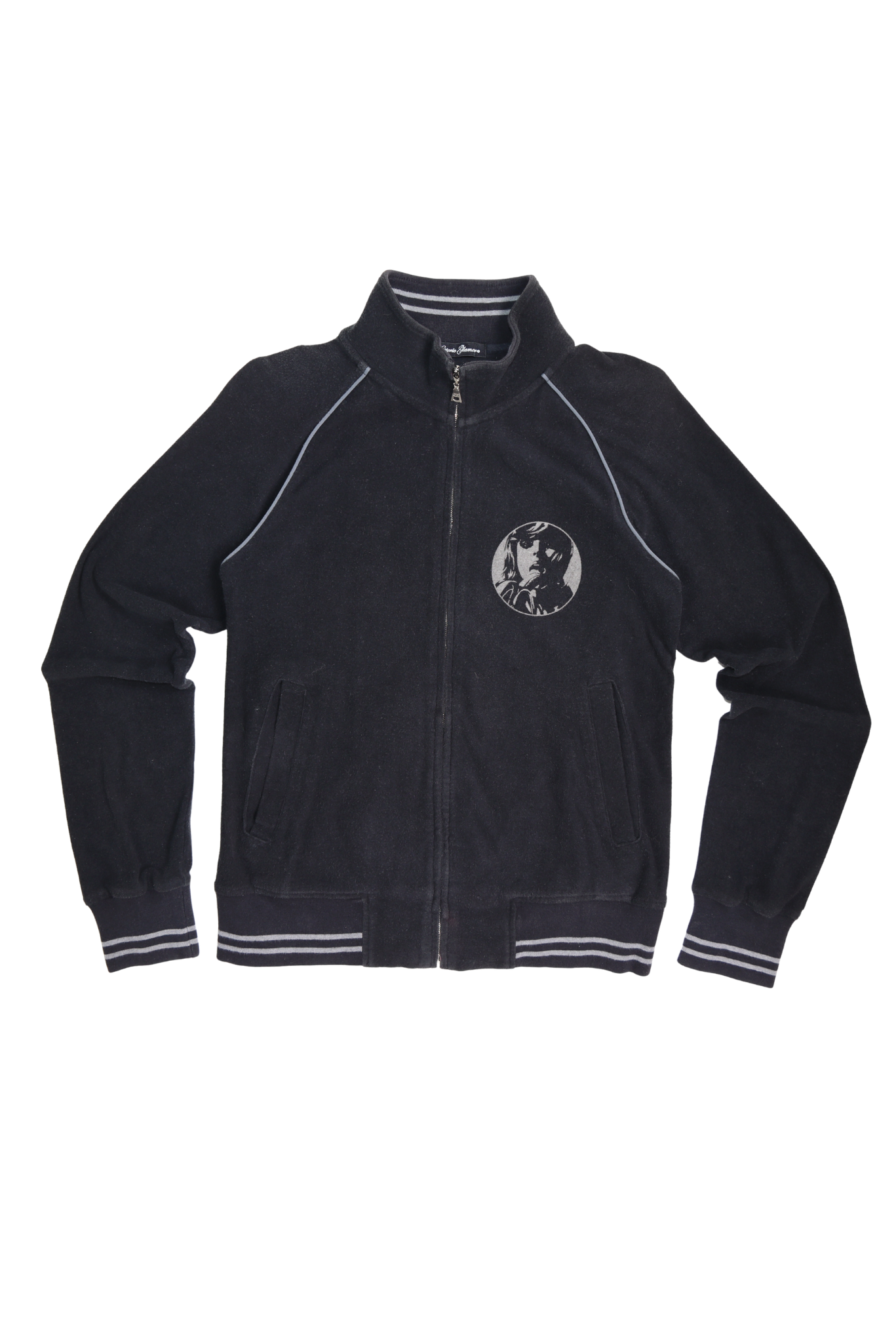 Vintage Hysteric Glamour “Rock’ N’ Roll Is Killing Me” Zip-up Track Jacket