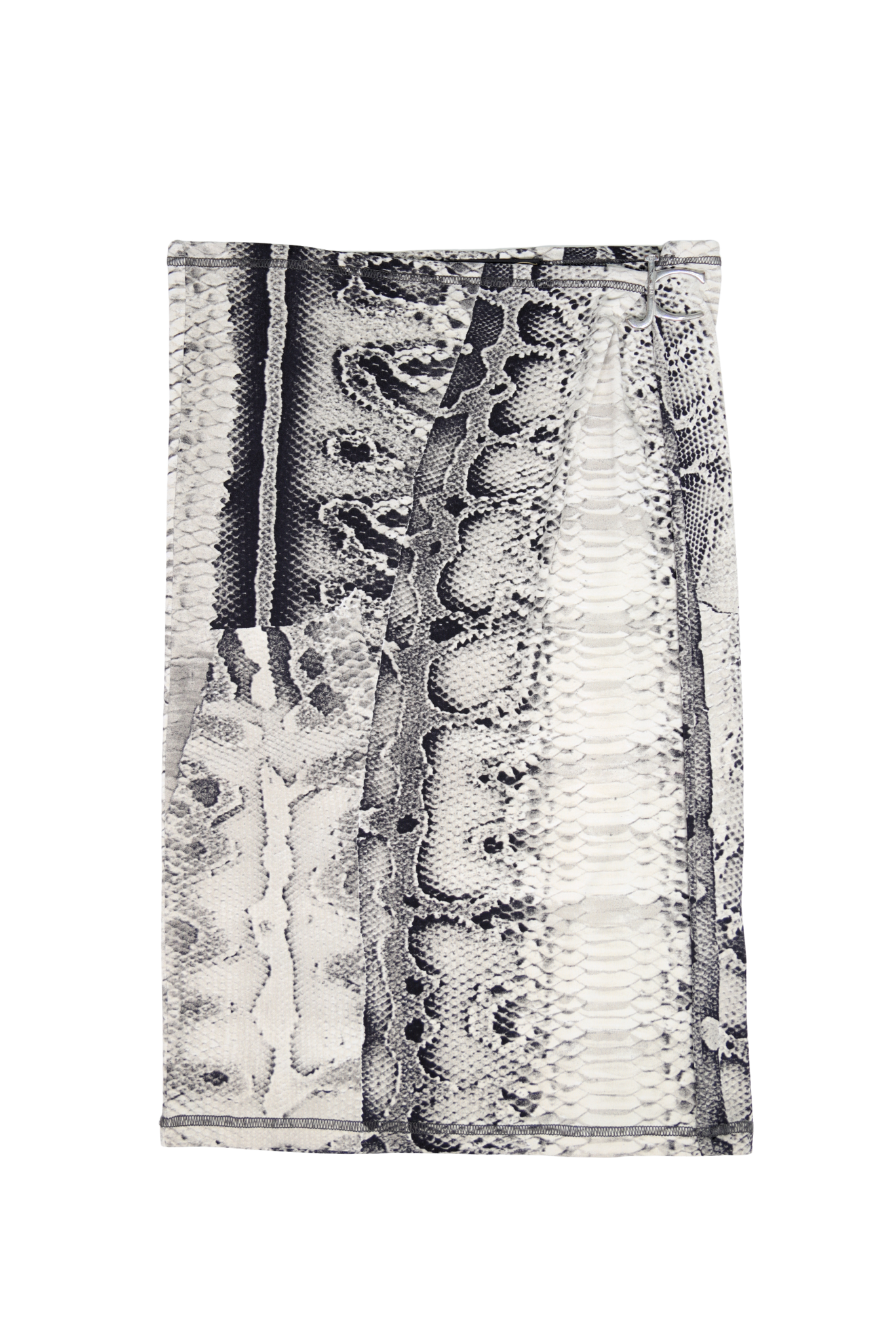 Just Cavalli Python Stretch Midi Skirt