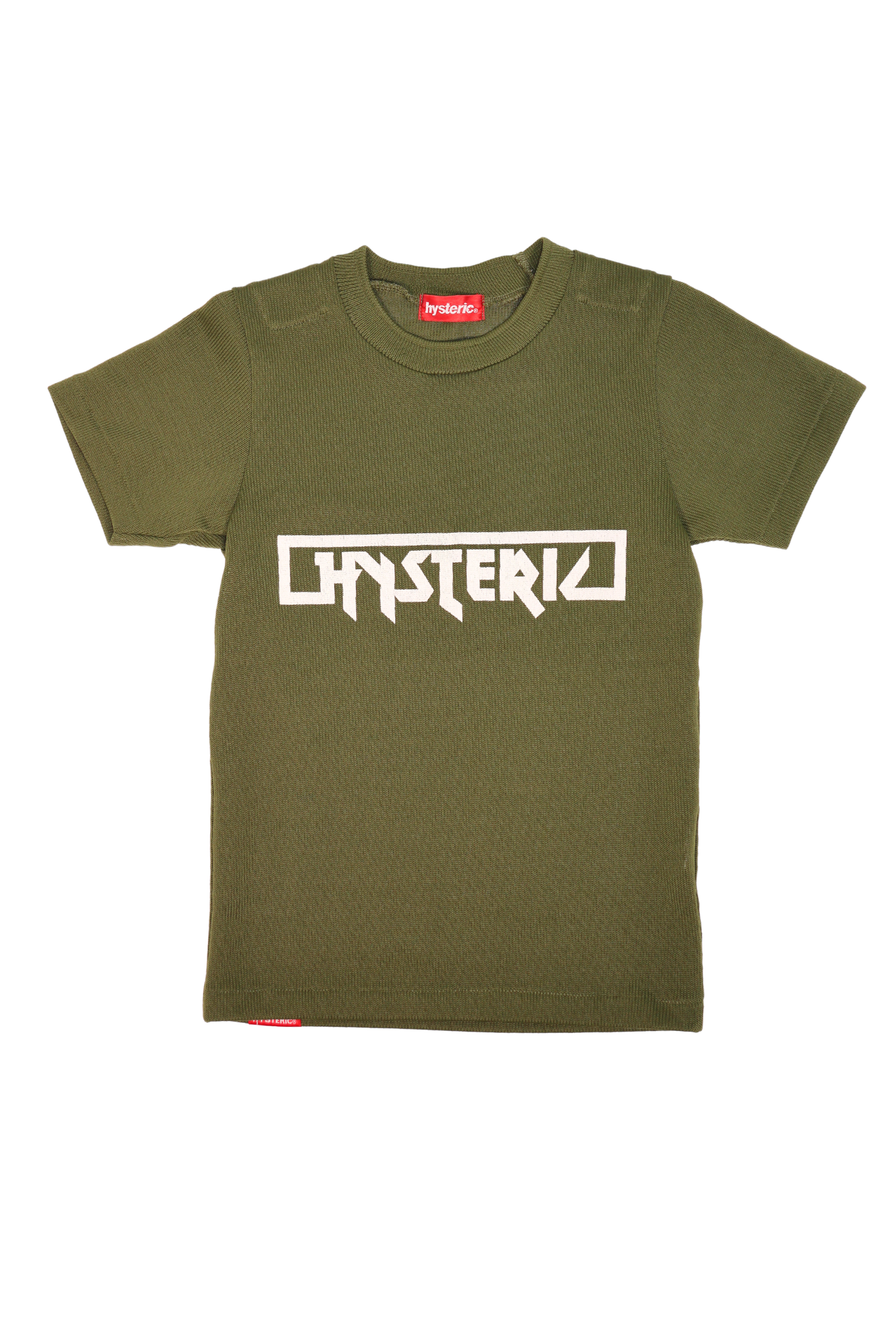 Hysteric Glamour Military Knit Logo T-Shirt