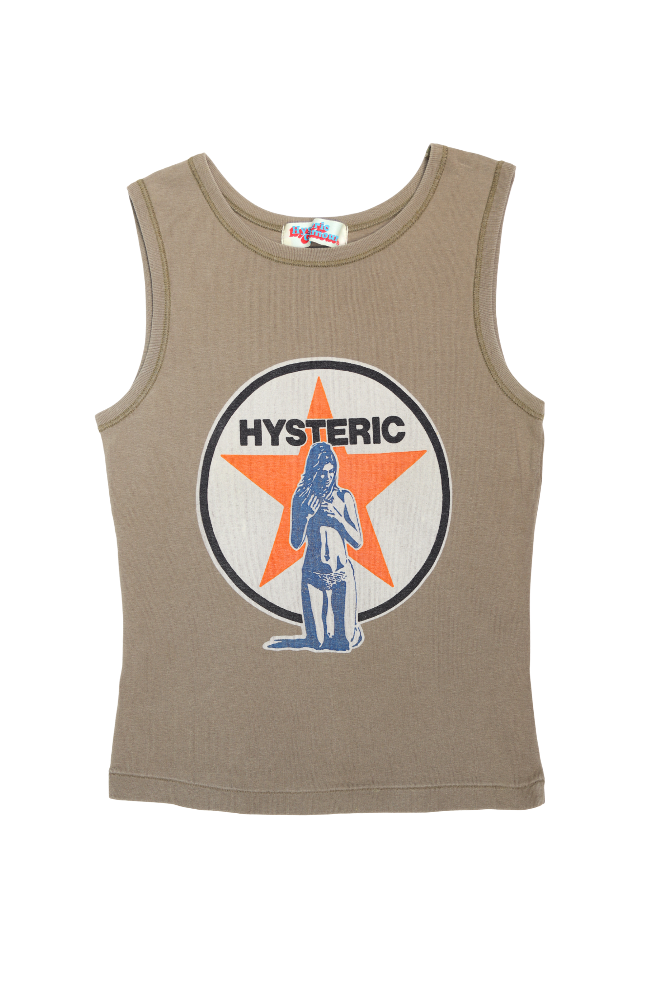 Vintage Hysteric Glamour “Star Pin Up Girl” Army Tank