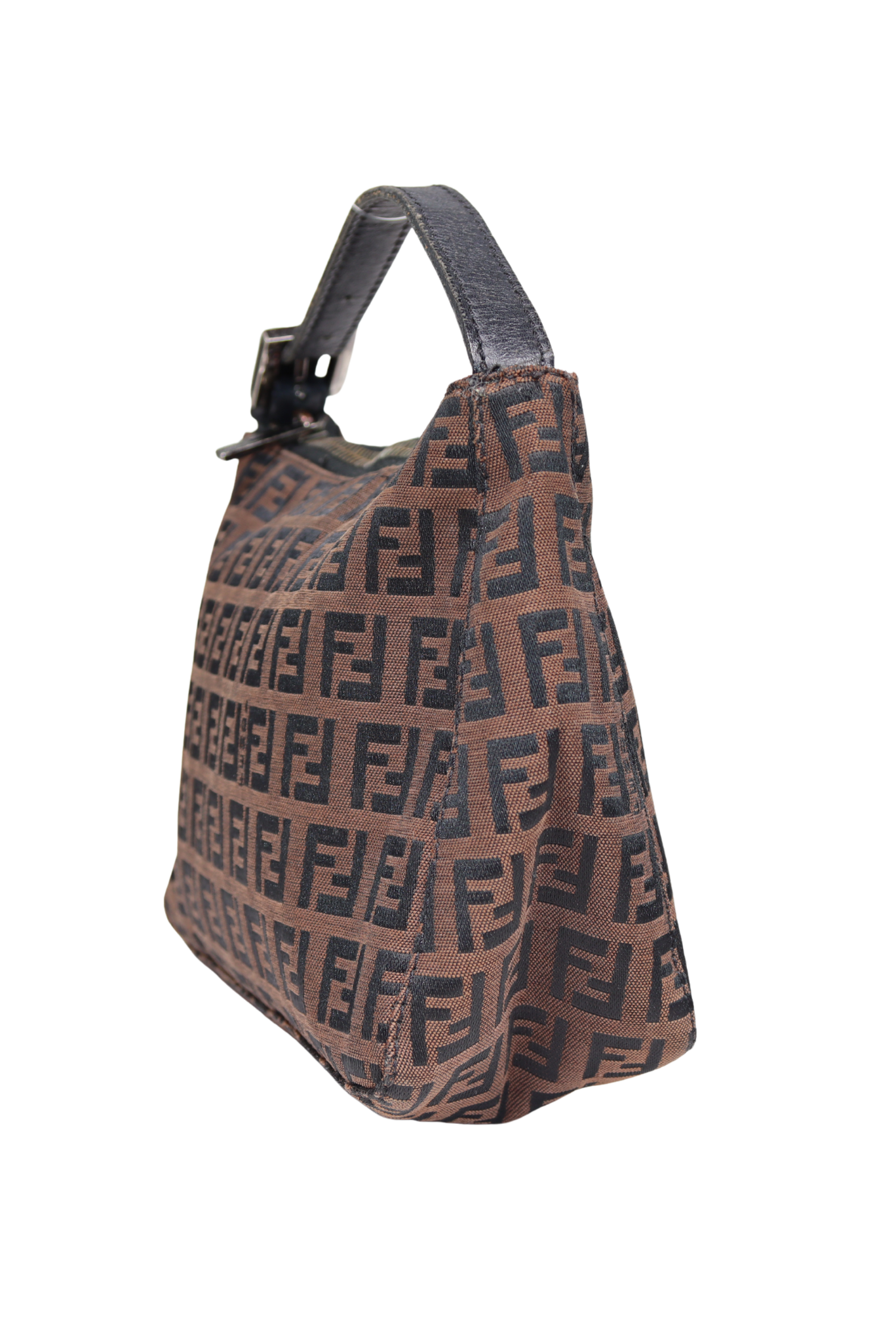 Vintage Fendi Mini Brown Monogram Shoulder Bag