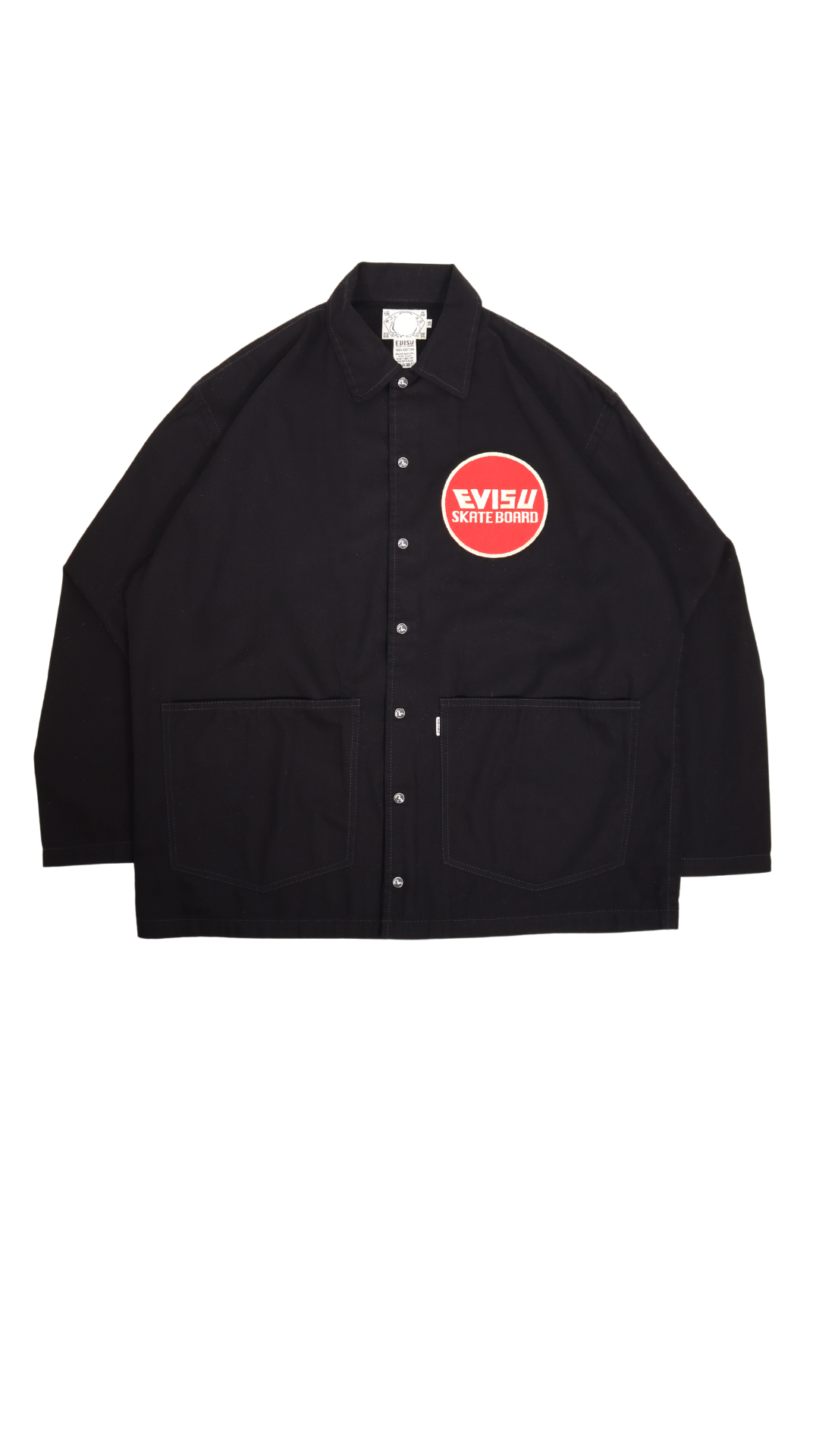 EVISU SKATEBOARD Black Workwear Jacket