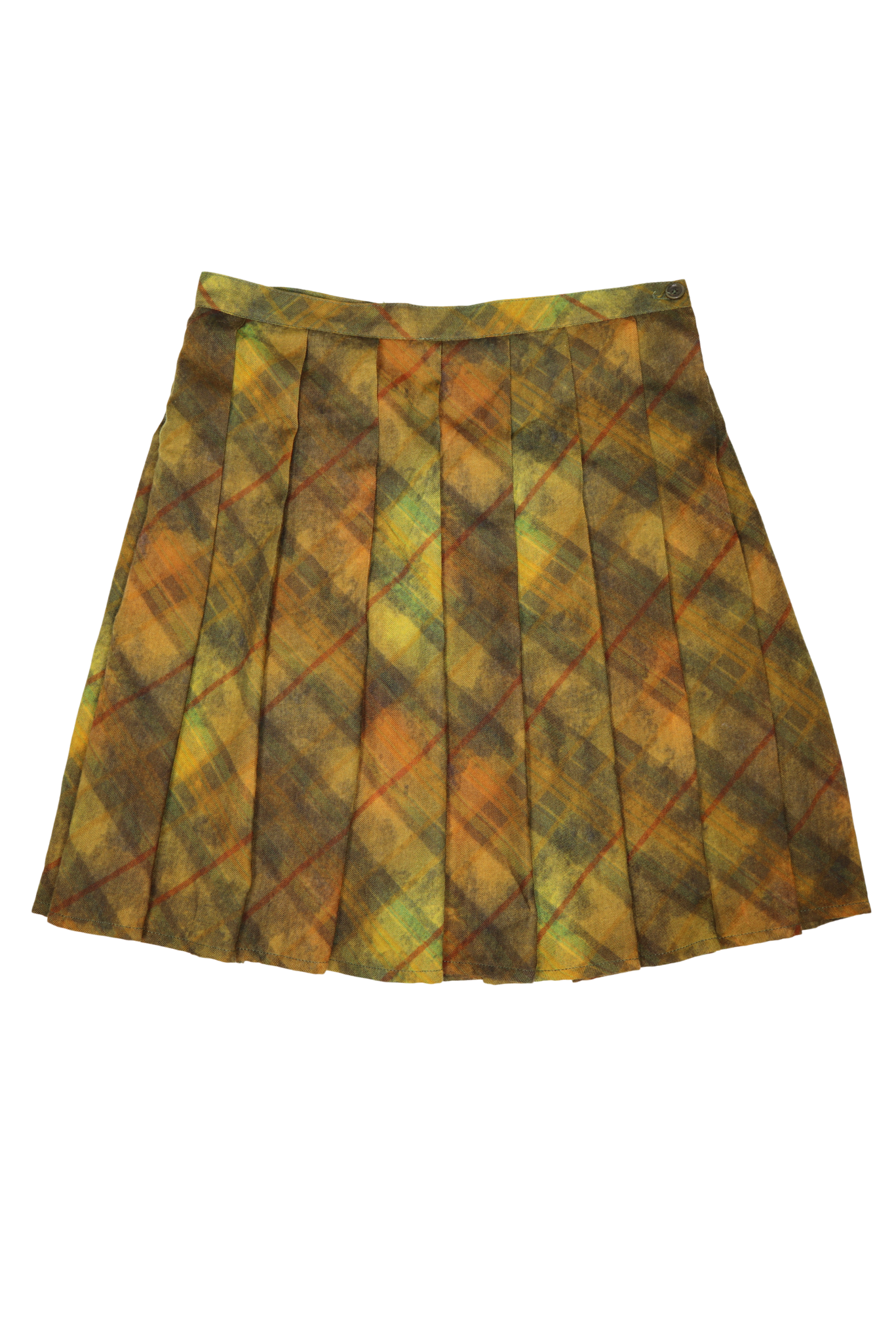 Vintage Jean Paul Gaultier Distressed Tartan Wrap Skirt