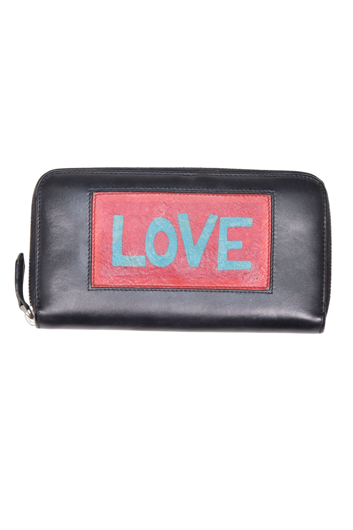 RARE Fendi “Vocabulary Collection” Black Leather Long Wallet 