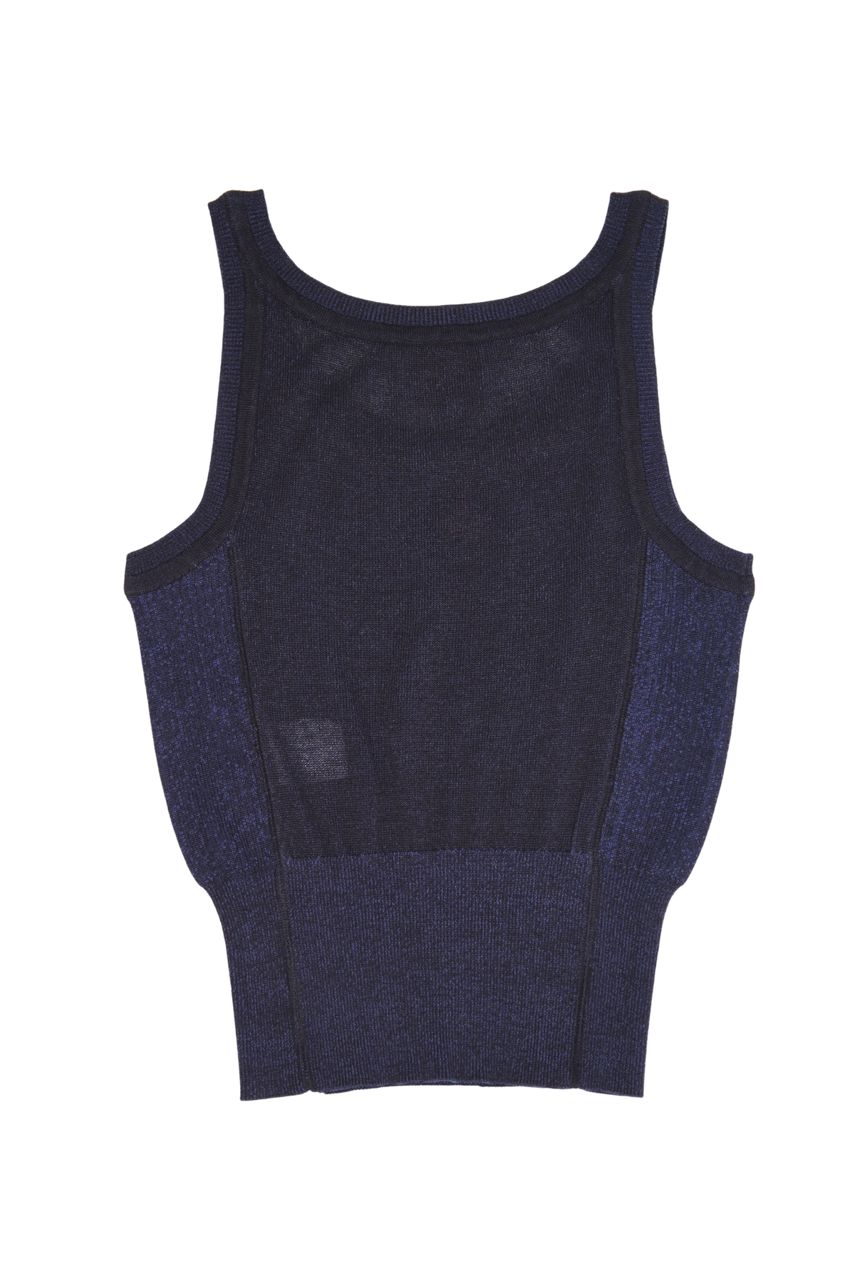 Vivienne Westwood Black / Navy Knit Red Orb Logo Tank