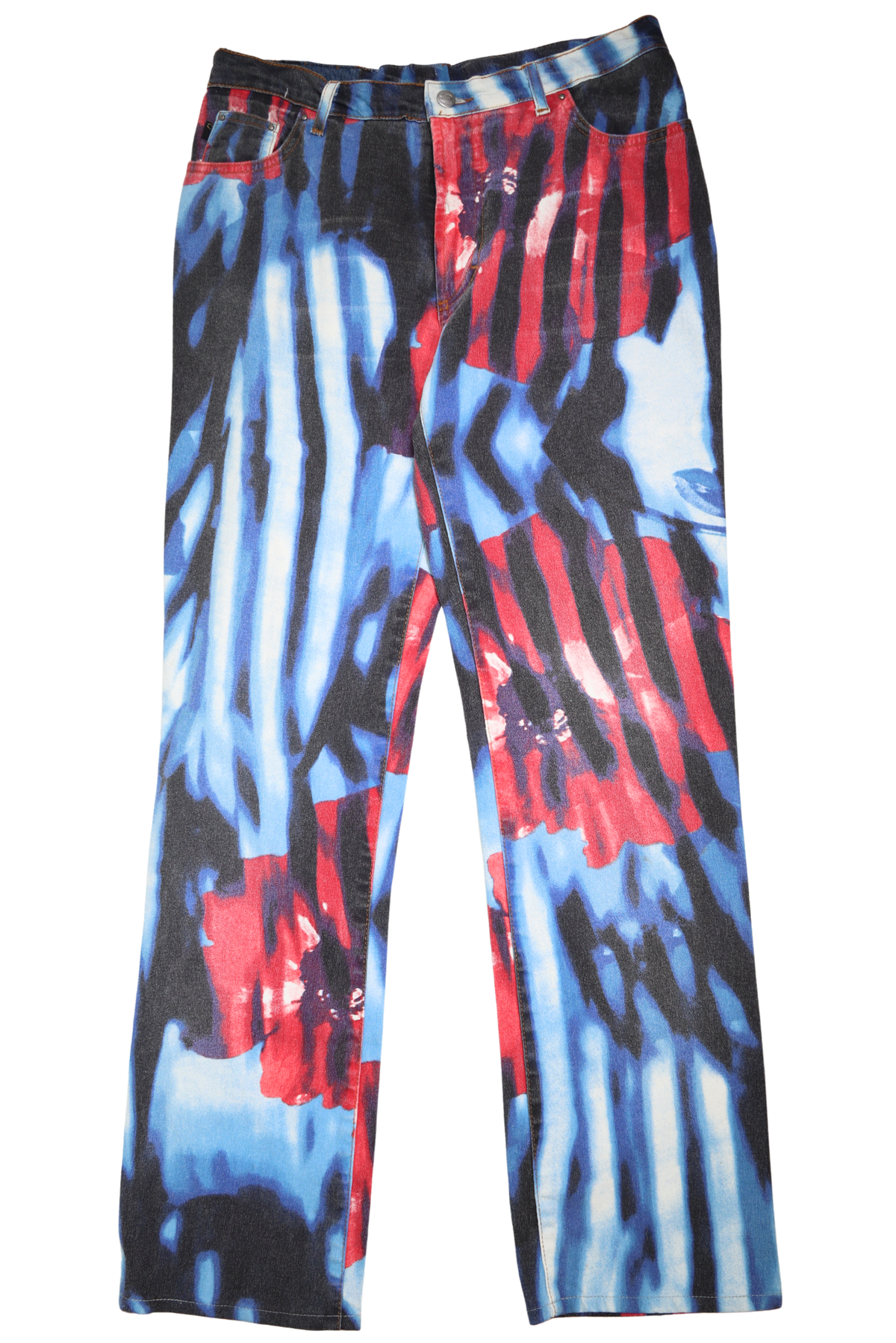 Vintage JUST CAVALLI Large Rose Printed Pants