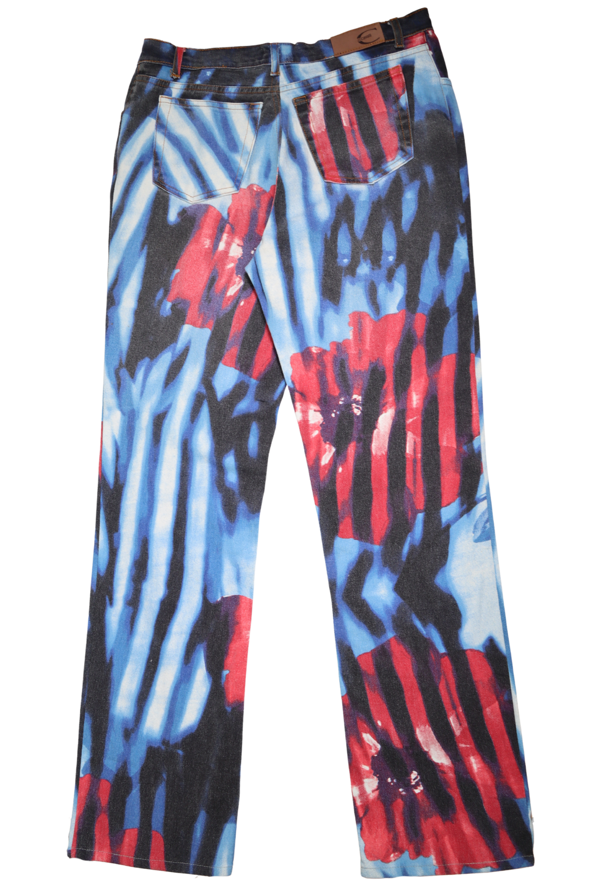 Vintage JUST CAVALLI Large Rose Printed Pants