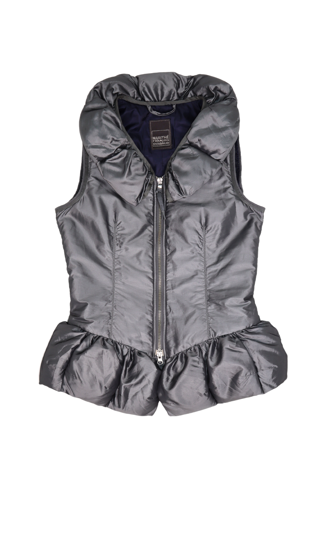 Archive Marthe Francois Girbaud Silver Ballerina Vest