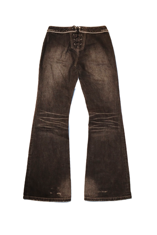 Jean Paul Gaultier Sailor Jeans with Back Lacing