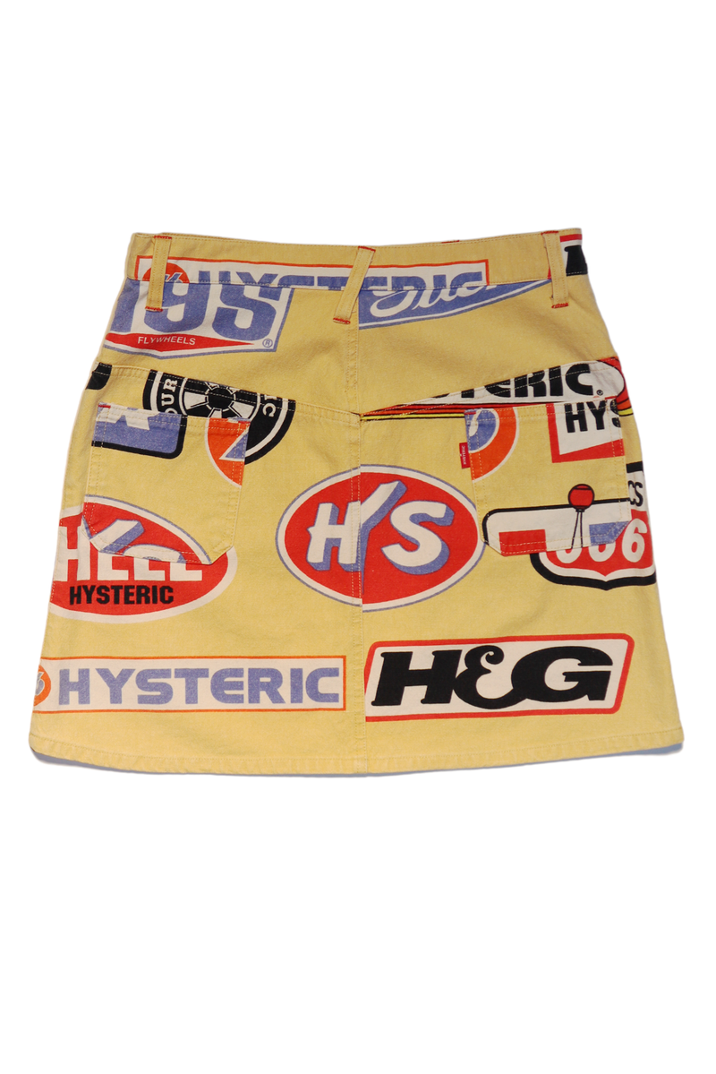 90s Hysteric Glamour "Mopar Service" Skirt