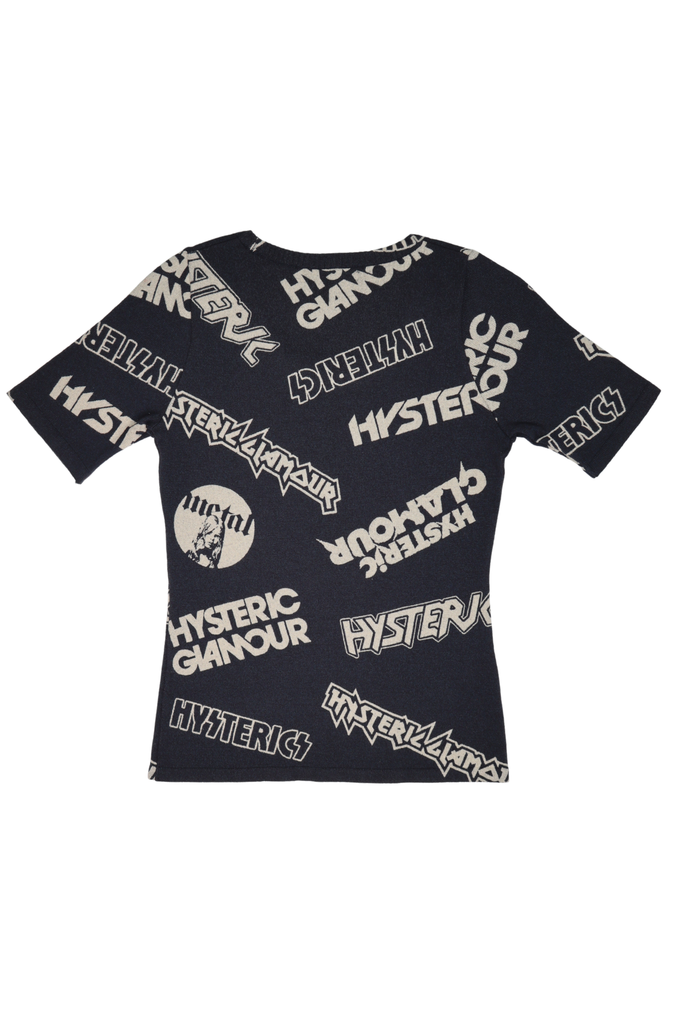 Vintage Hysteric Glamour 1990s Metal Logo Short Sleeve