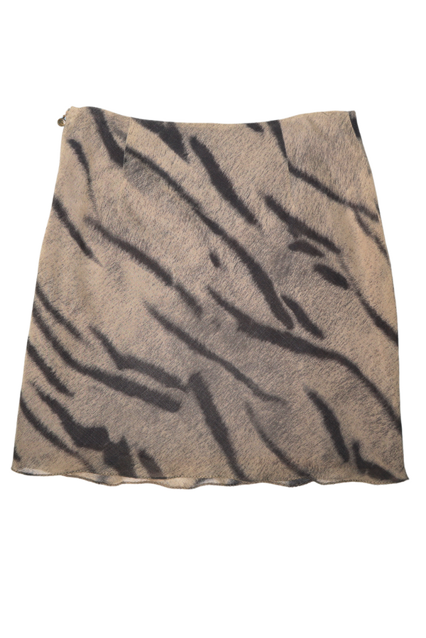 Just Cavalli Flowy Tiger Skirt