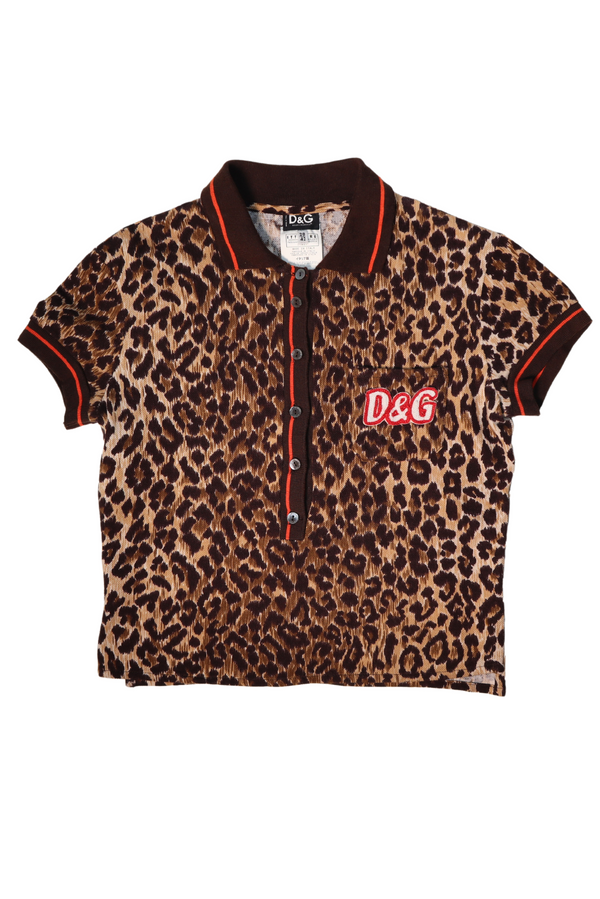 D&G Cheetah Polo Shirt