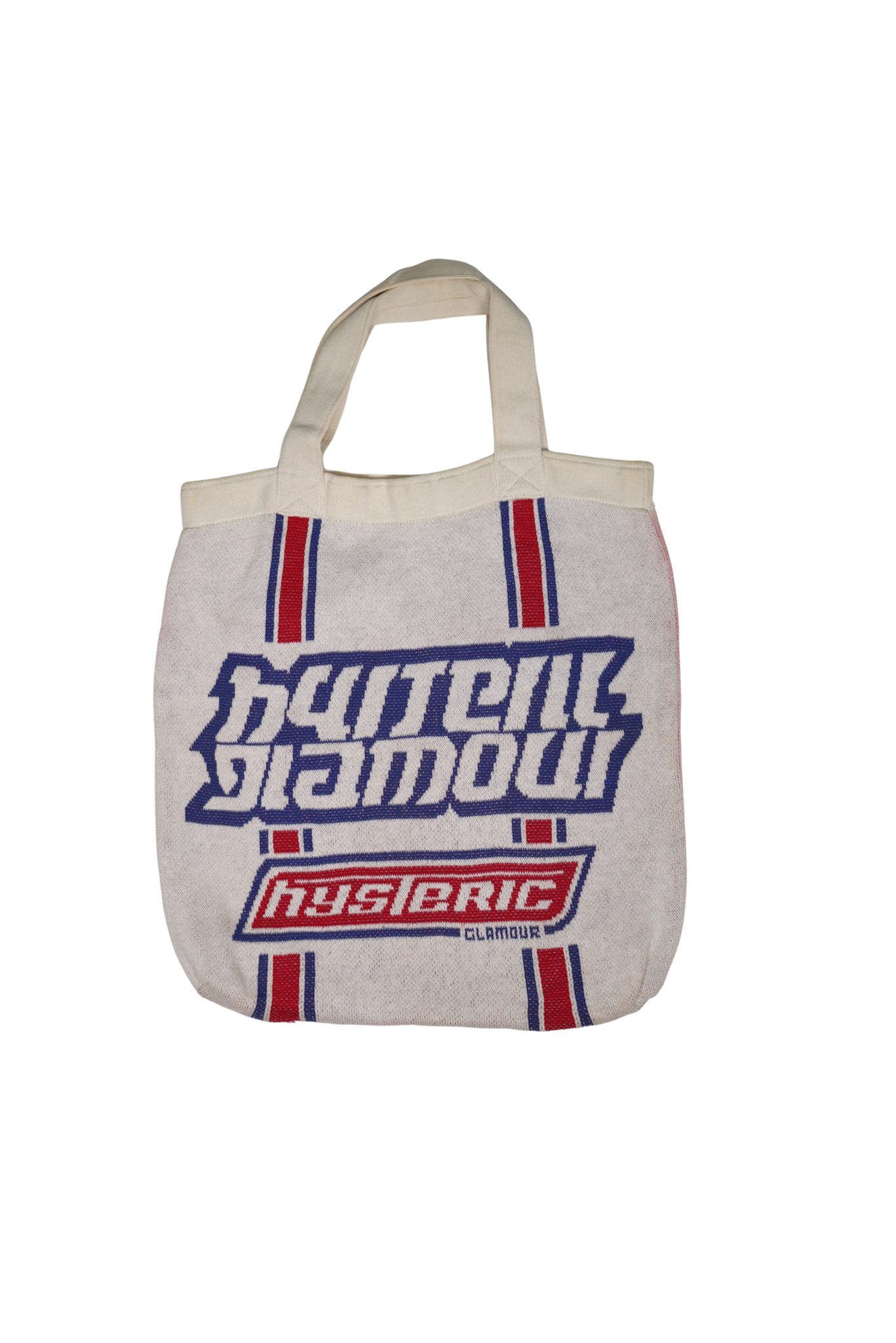 Vintage 90s Hysteric Glamour Knit Logo Tote