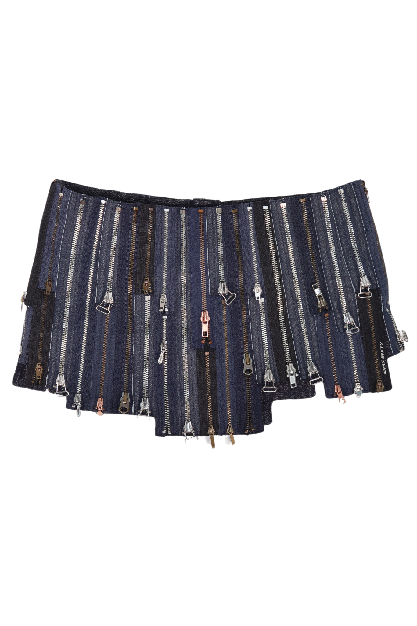 Miss Sixty Luxury All Over Zipper Skirt