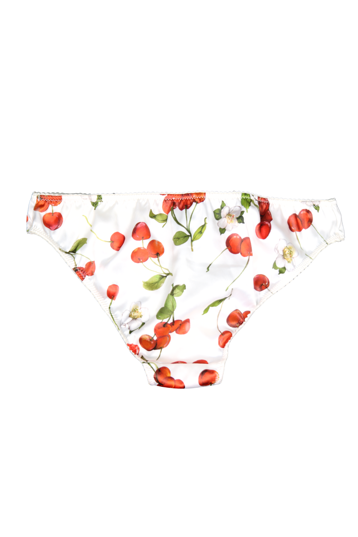 D&G Cherry Print Satin Camisole & Bottom Set