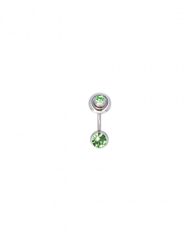 Justine Clenquet Mindy Earring in Green (Single)
