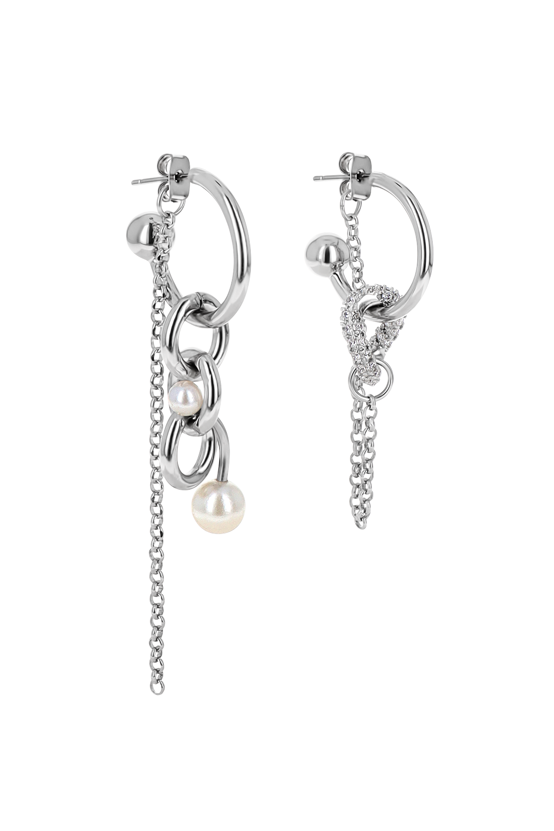 Justine Clenquet Abel Pearl Earrings